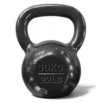 Bodyworx 7K266110 Solid Cast Iron Kettlebells (10KG)